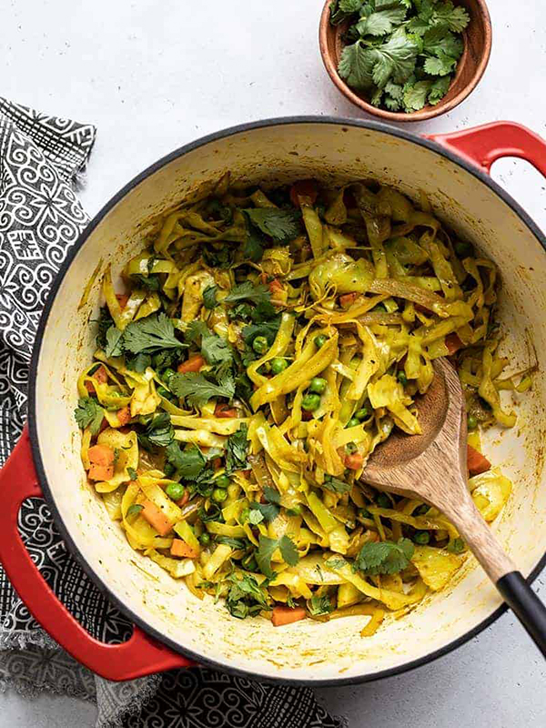 curried cabbage