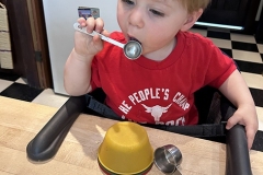 jasper helpingmake scones