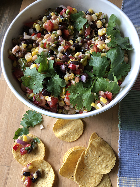 cowboy caviar with chips