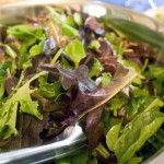 Salad with reduced cider vinaigrette