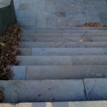 Restored stairs to reservoir