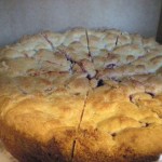 Mary White's raspberry almond tart