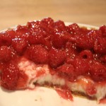 Raspberry cheesecake, 2007 - same recipe, different topping - this was made in summer so real berries