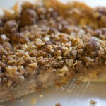 Streusel-topped apple pie