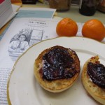 English muffin, clementines & New Yorker article abut Gov. Walker