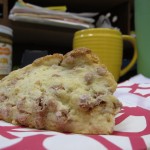  Scone - with little camera sitting on the desk next to it - one thing little camera can do better than SLR