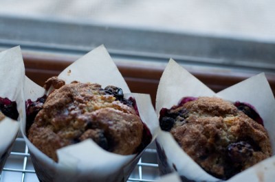 Heidi muffins - took one for Rach to eat while we walked and it was still warm