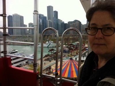 Deb on the Ferris Wheel