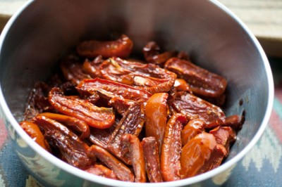 Oven dried tomatoes