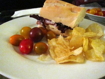 Sammich & chips at home