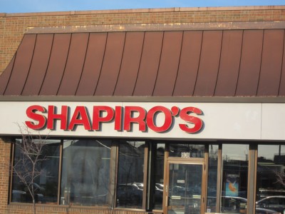 Shapiro's sign - there's cursive one on the side, but I didn't get a shot of that