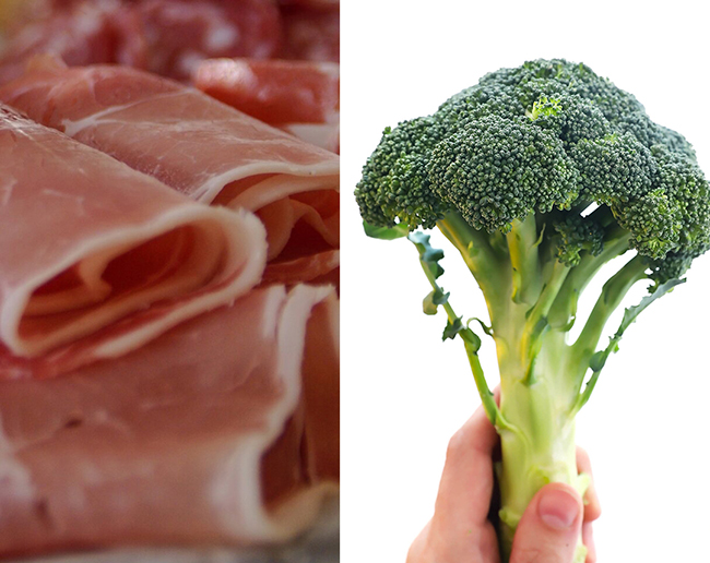 ham and broccoli