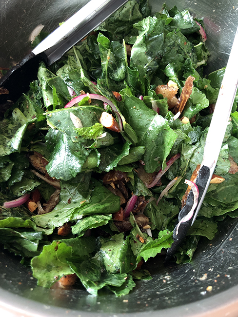 kale and date salad