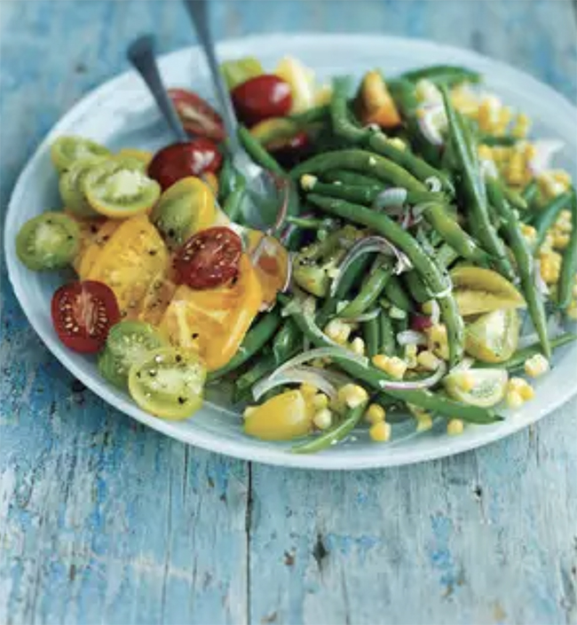 Martha Corn Green Bean Tomato Salad