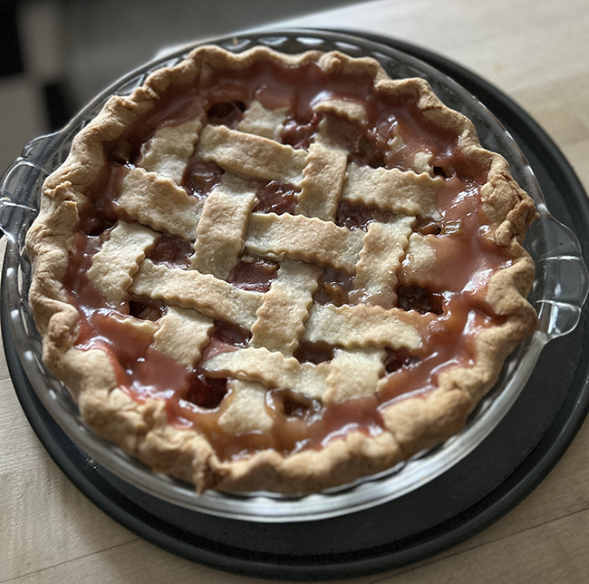 rhubarb pie