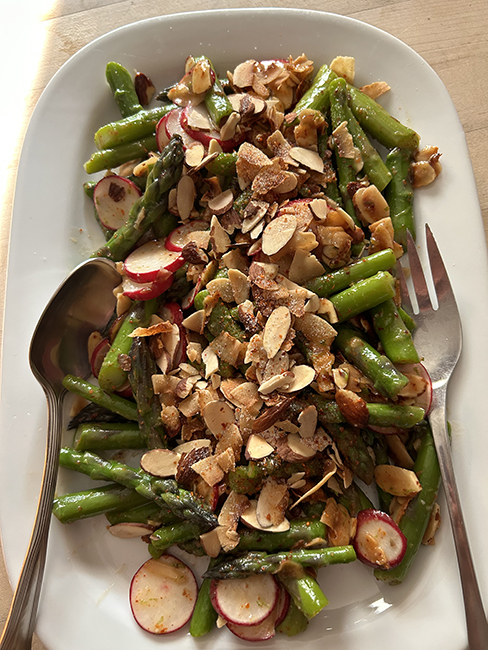 coconut asparagus saad