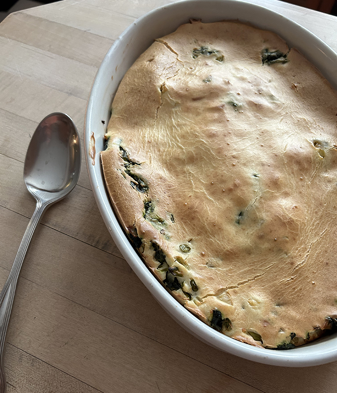 spinach pie based on Bittman