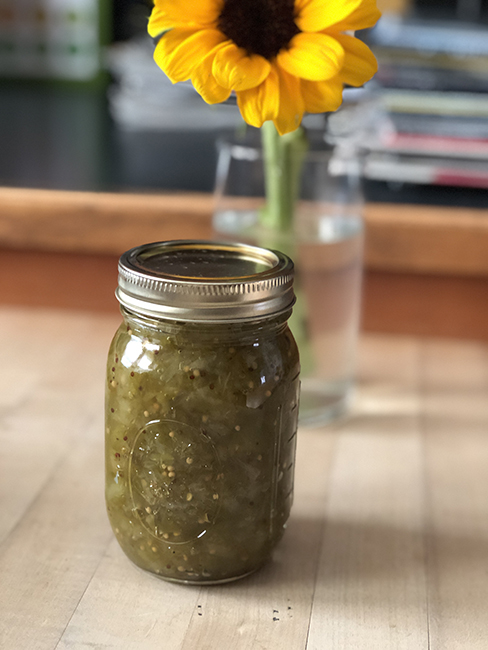 relish and a Tipi sunflower