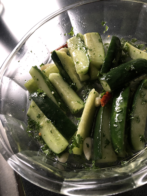 quick cucumber pickle spears