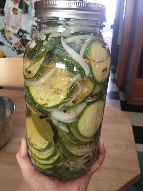 zucchini pickles